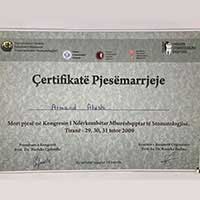 certificato-congresso-internazionale-dr-armand-alushi